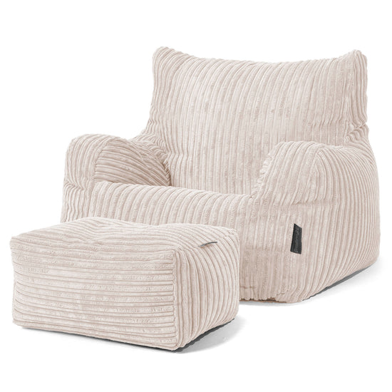 Josephine Zitzak Fauteuil - Corduroy Ivoor 02