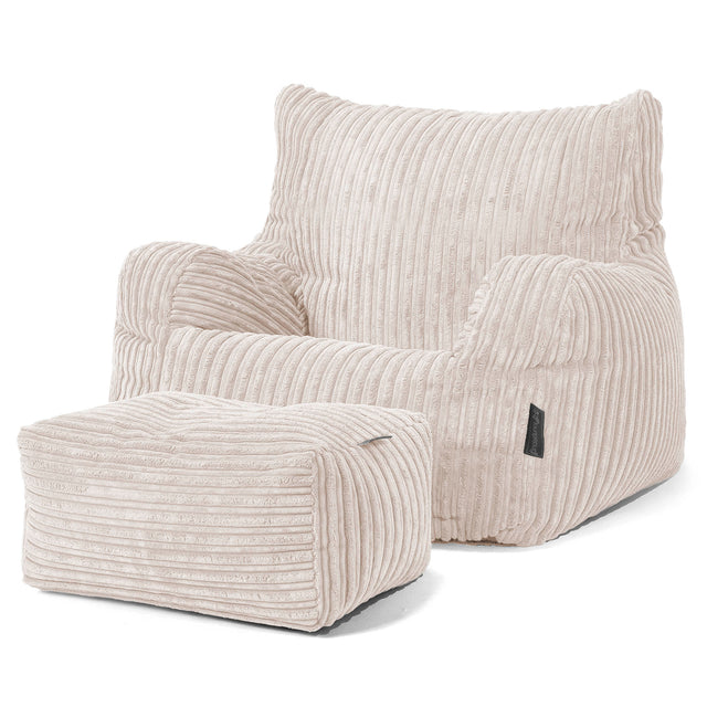 Josephine Zitzak Fauteuil - Corduroy Ivoor 02