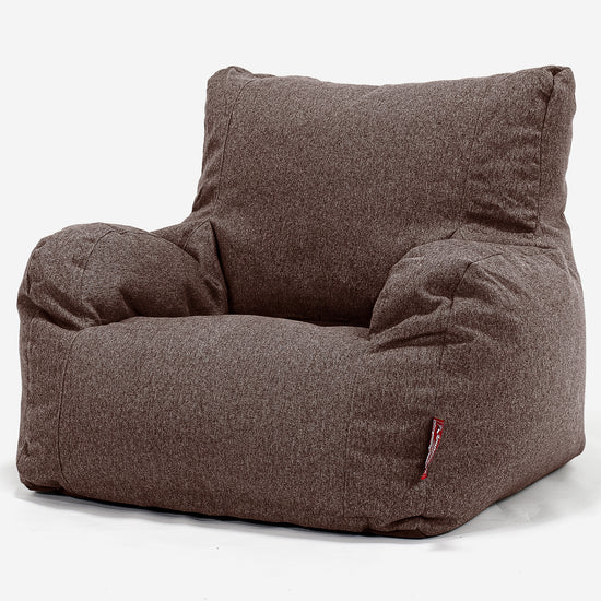 Zitzak Fauteuil - Interalli Wol Bruin 01