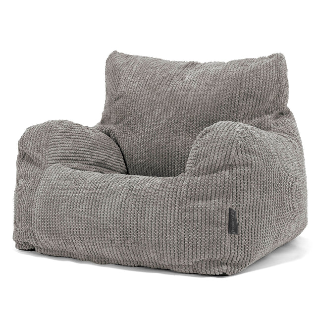 Zitzak Fauteuil - Pompom Antraciet 01