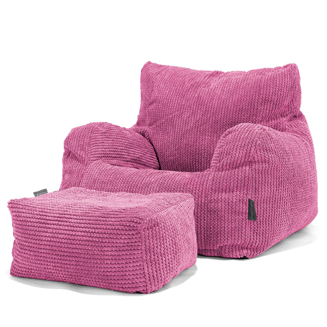 Zitzak Fauteuil - Pompom Roze 02