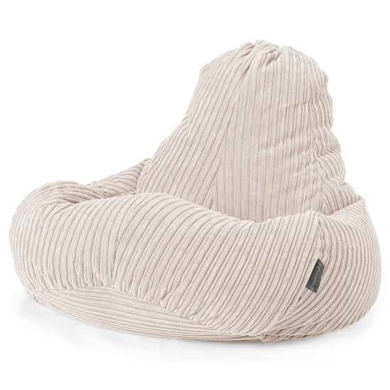 Gamezitzakstoel Ultra Lux - Corduroy Ivoor 01