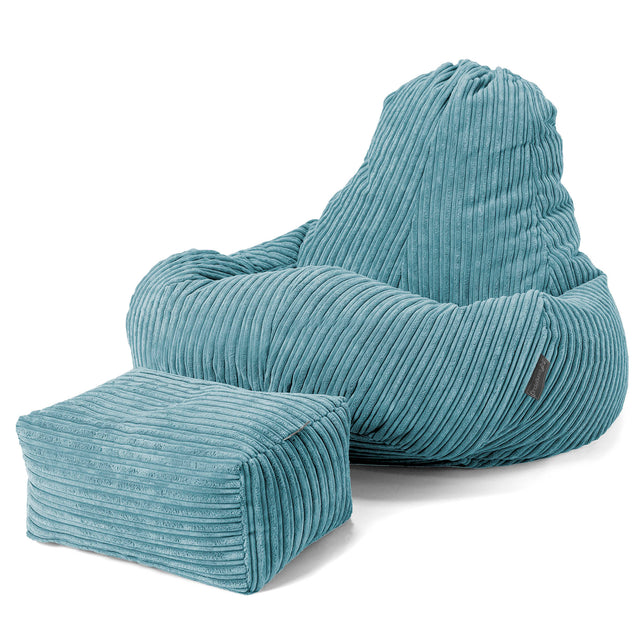 Gamezitzakstoel Ultra Lux - Corduroy Petrol 02