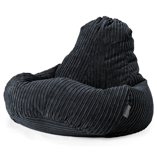 Gamezitzakstoel Ultra Lux - Corduroy Zwart 01