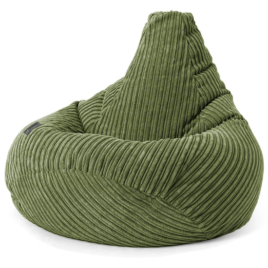 Zitzak Gaming Stoel - Corduroy Bosgroen 02