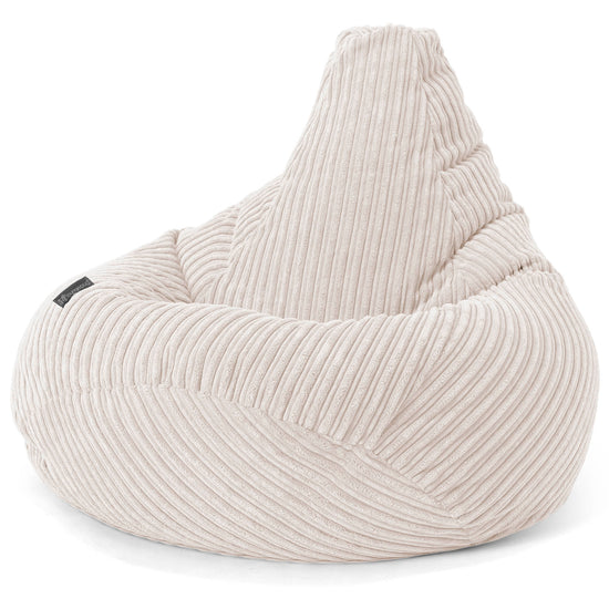 Zitzak Gaming Stoel - Corduroy Ivoor 02