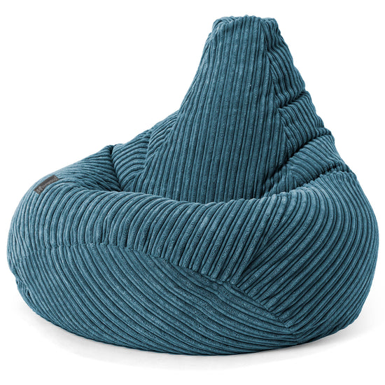 Zitzak Gaming Stoel - Corduroy Marineblauw 02