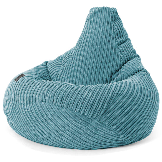 Zitzak Gaming Stoel - Corduroy Petrol 02