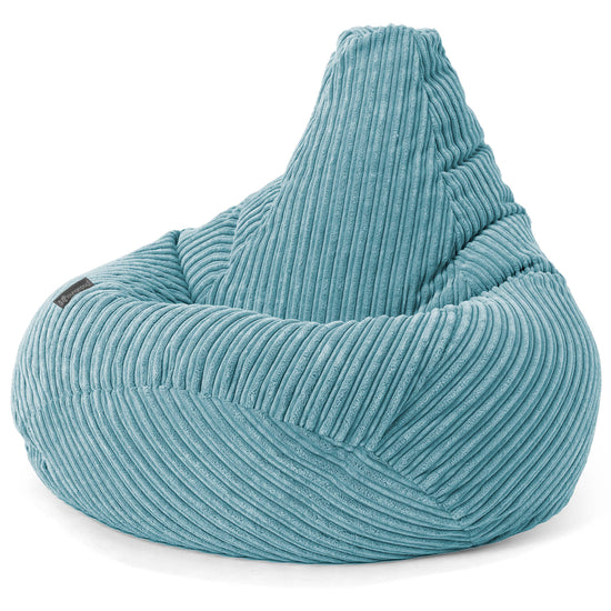 Zitzak Gaming Stoel - Corduroy Petrol 02