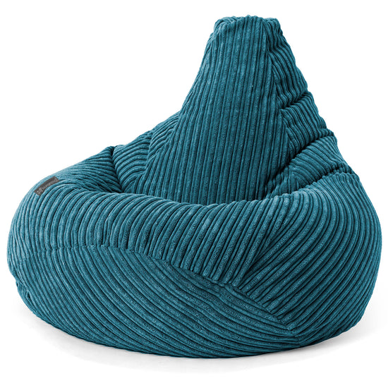 Zitzak Gaming Stoel - Corduroy Teal 02