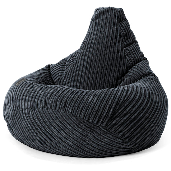 Zitzak Gaming Stoel - Corduroy Zwart 02