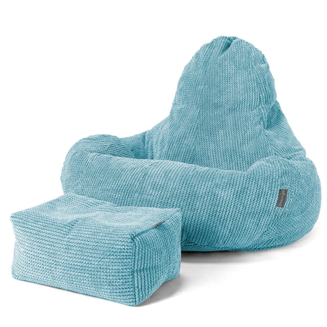 Gamezitzakstoel Ultra Lux - Pompom Petrol 02