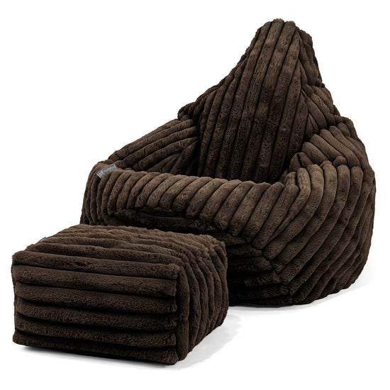 Zitzak Gaming Stoel - Ultra Pluche Corduroy Sabel 01