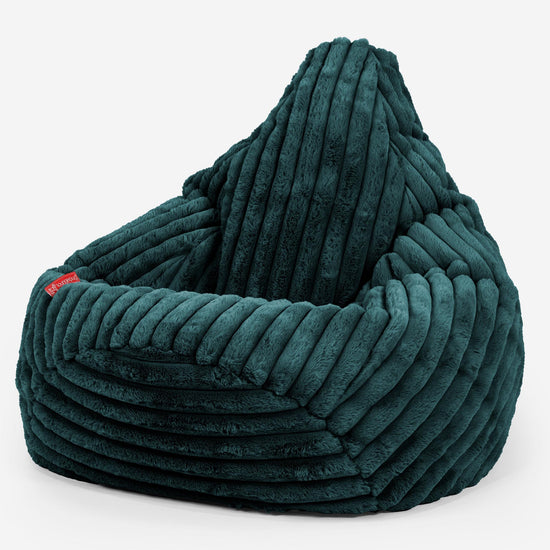 Zitzak Gaming Stoel - Ultra Pluche Corduroy Teal 02