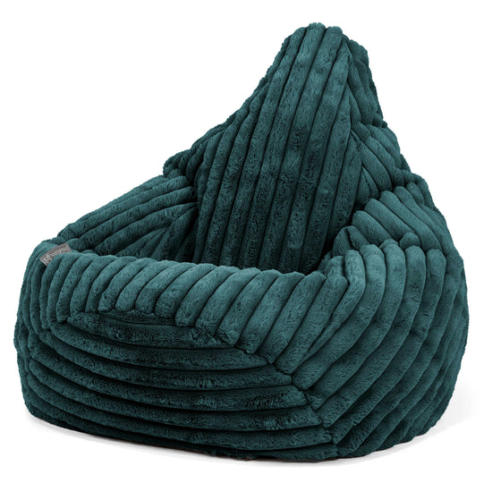 Zitzak Gaming Stoel - Ultra Pluche Corduroy Teal 02
