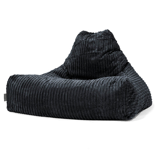 Zitzak Stoel - Corduroy Zwart 01