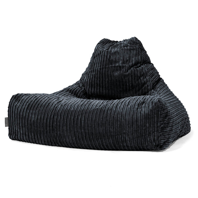 Zitzak Stoel - Corduroy Zwart 01
