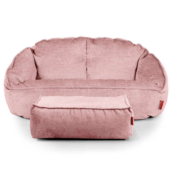 Zitzakbank Bubble - Chenille Roze 02