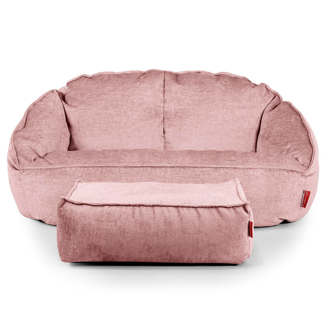 Zitzakbank Bubble - Chenille Roze 02