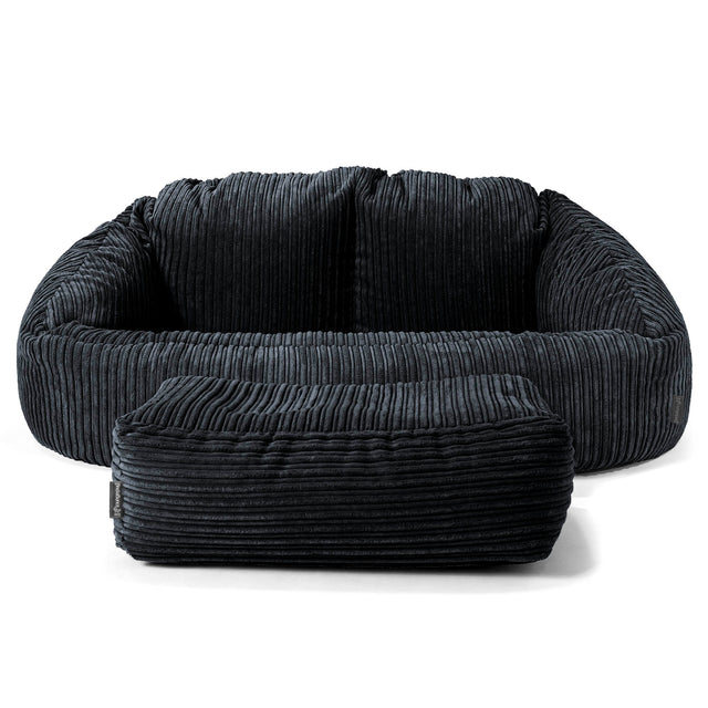 Zitzakbank Bubble - Corduroy Zwart 02