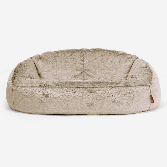 Zitzakbank Bubble - Nepkonijnenbont Goudbruin 01