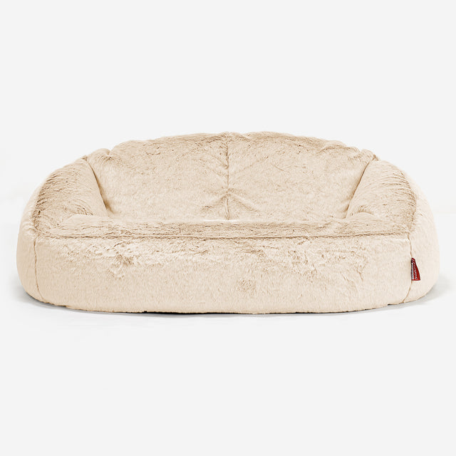 Zitzakbank Bubble - Nepkonijnenbont Wit 01