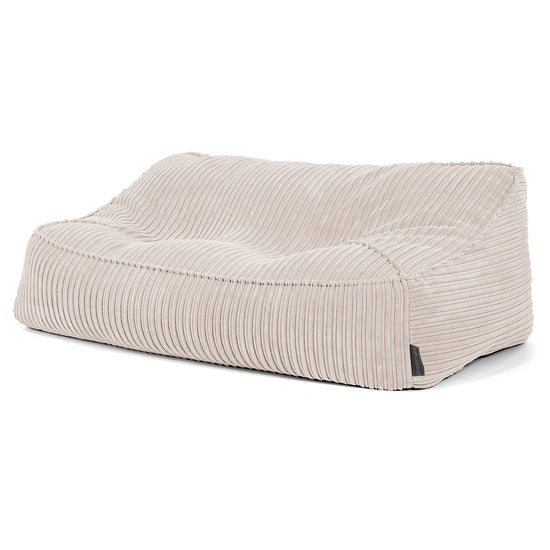 Zitzakbank Sloucher - Corduroy Ivoor 02