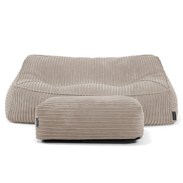Zitzakbank Sloucher - Corduroy Mink 01