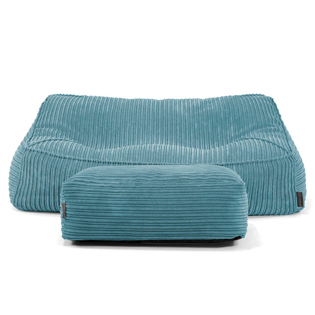 Zitzakbank Sloucher - Corduroy Petrol 01