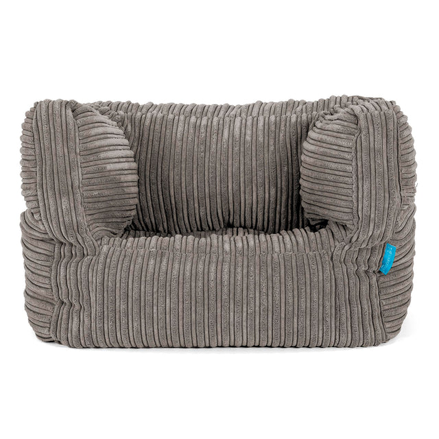 Kinder Zitzakfauteuil Albert 1-5 jaar oud - Corduroy Graphite Grijs 01