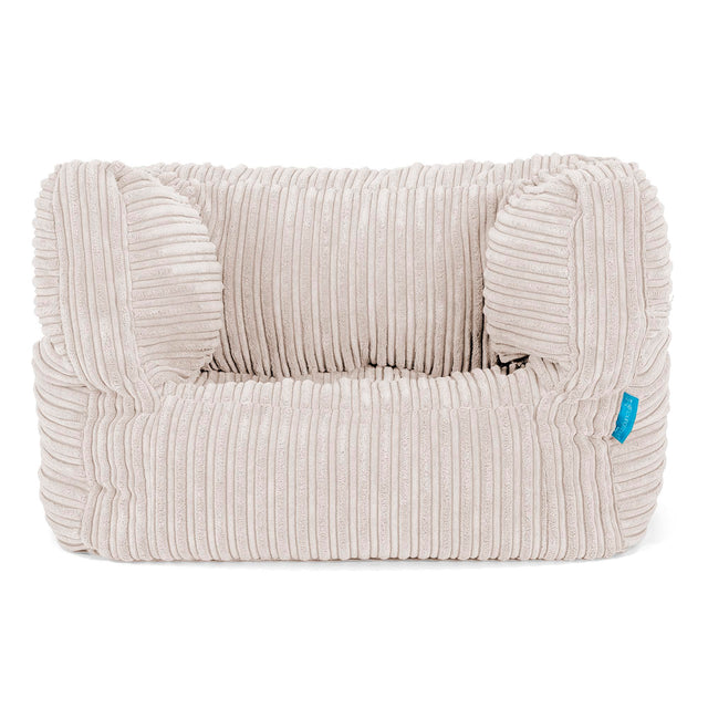 Kinder Zitzakfauteuil Albert 1-5 jaar oud - Corduroy Ivoor 01