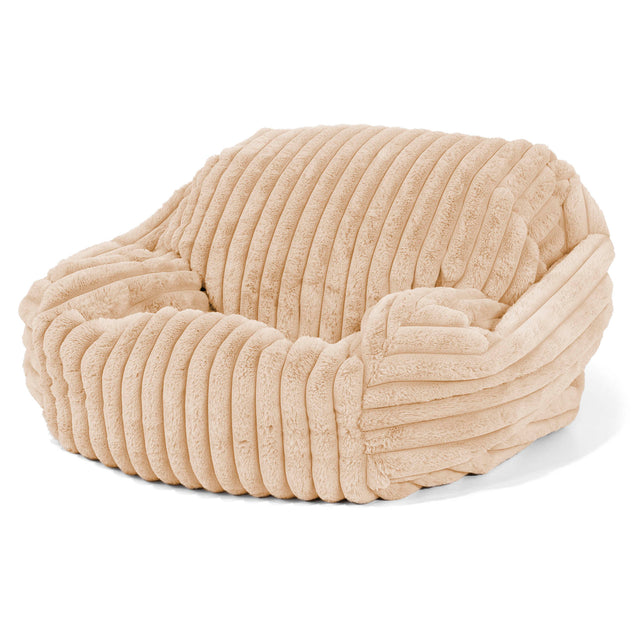 Zitzakfauteuil Sabine - Ultra Pluche Corduroy Perzik 02