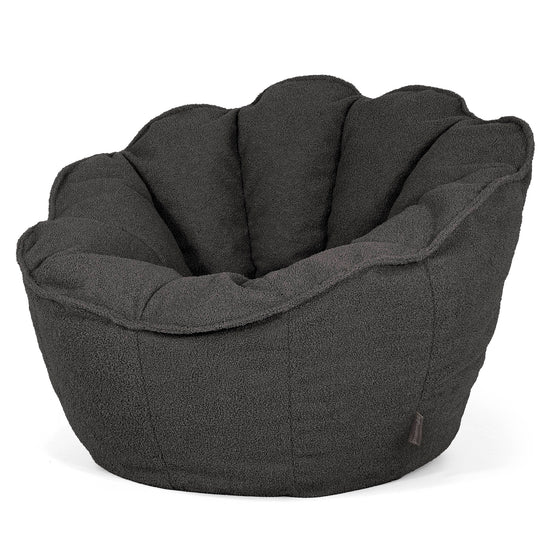 Zitzakstoel Natalia Sacco - Boucle Graphite Grijs_02