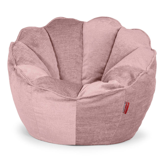 Zitzakstoel Natalia Sacco - Chenille Roze 01