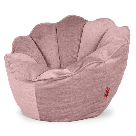 Zitzakstoel Natalia Sacco - Chenille Roze 02