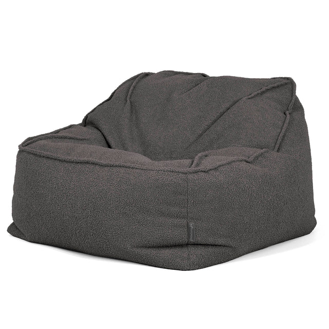 Zitzakstoel Sloucher - Boucle Graphite Grijs_03