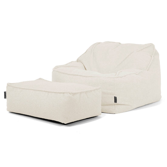 Zitzakstoel Sloucher - Boucle Ivoor_02