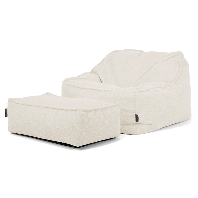 Zitzakstoel Sloucher - Boucle Ivoor_02