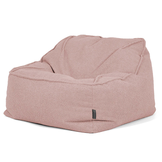 Zitzakstoel Sloucher - Boucle Roze_03