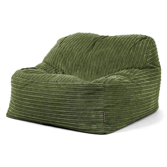 Zitzakstoel Sloucher - Corduroy Bosgroen 03