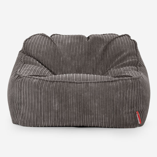 Zitzakstoel Sloucher - Corduroy Graphite Grijs 01