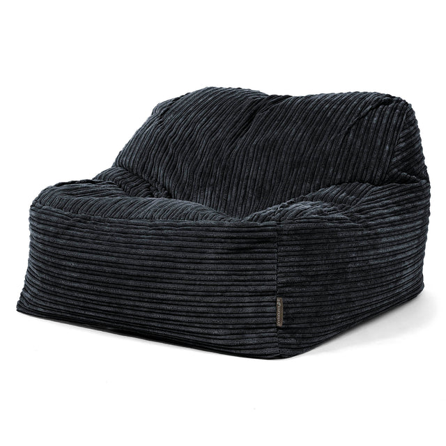 Zitzakstoel Sloucher - Corduroy Zwart 03