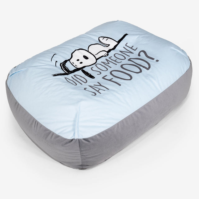 Snoopy Sloucher Groot Hondenbed - Hongerig 01