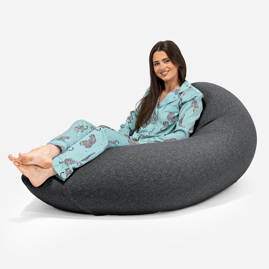 Zitzak Grande XL - Stretchy Katoen Graphite 02