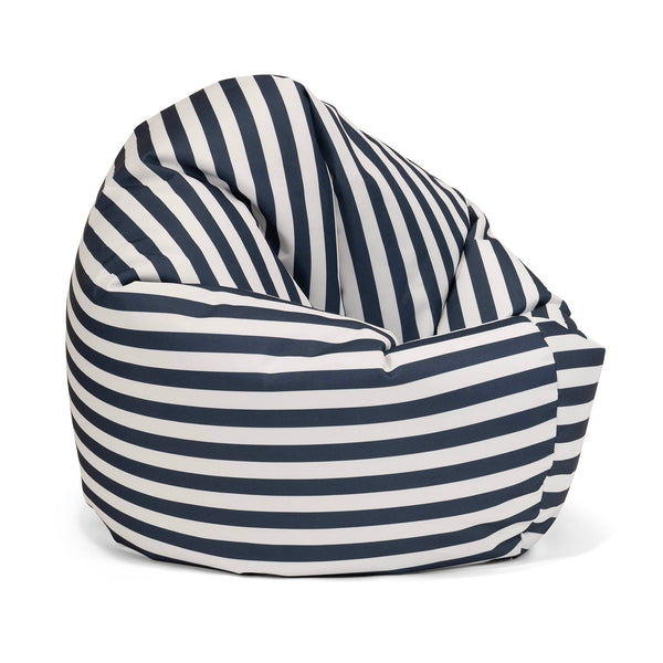 Zitzakstoel Flexforma voor Volwassenen - Marineblauw Gestreept 01