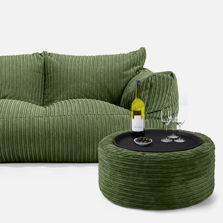 Josephine Zitzak Bank - Corduroy Bosgroen 03