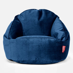 Zitzakstoel Bubble - Fluweel Marineblauw