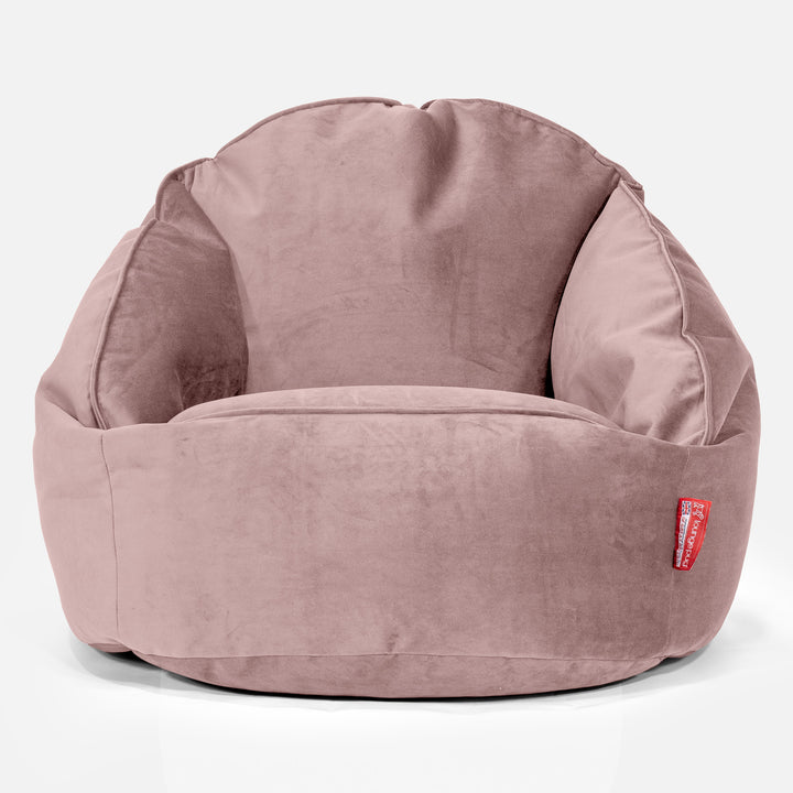 Zitzakstoel Bubble - Fluweel Roze 01