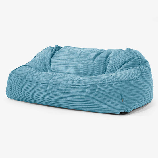 Oversized Zitzakbank Sloucher - Corduroy Petrol 01