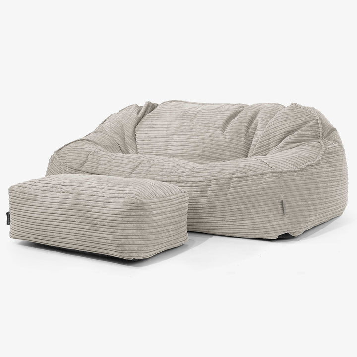 Oversized Zitzakbank Sloucher - Corduroy Mink 02